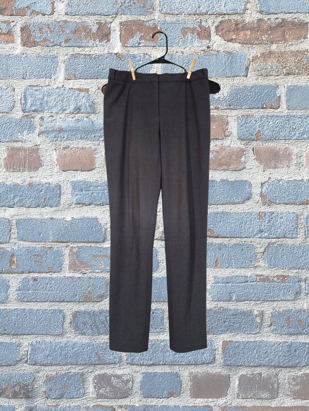 Calvin Klein Highline Size 2 Ladies Dress Slacks Dark Gray Adjustable Buttons